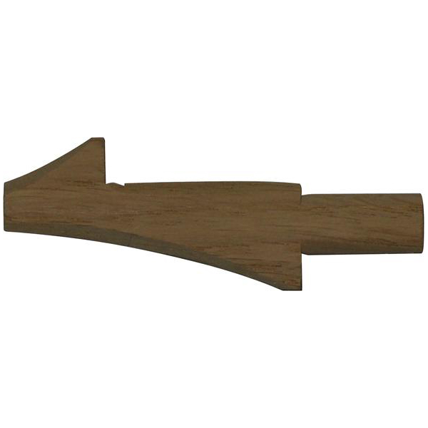 Holz-Kleiderhaken alt, Holzaufhänger antik, Aufhänger aus Eichen Holz